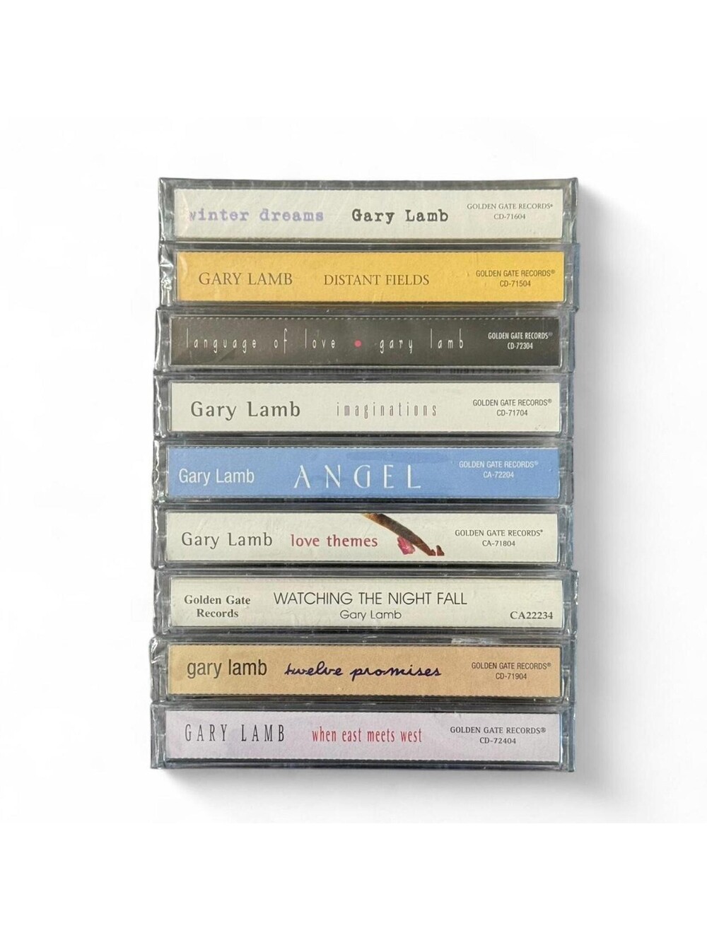 Vintage SEALED Lot Of 9 Gary Lamb Cassette Tapes NWT